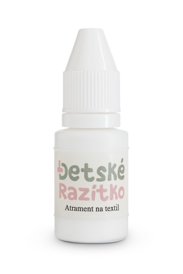 Atrament na textil - Biely